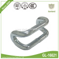 Steel Closed Wire Rave Hook For Cargo Strap